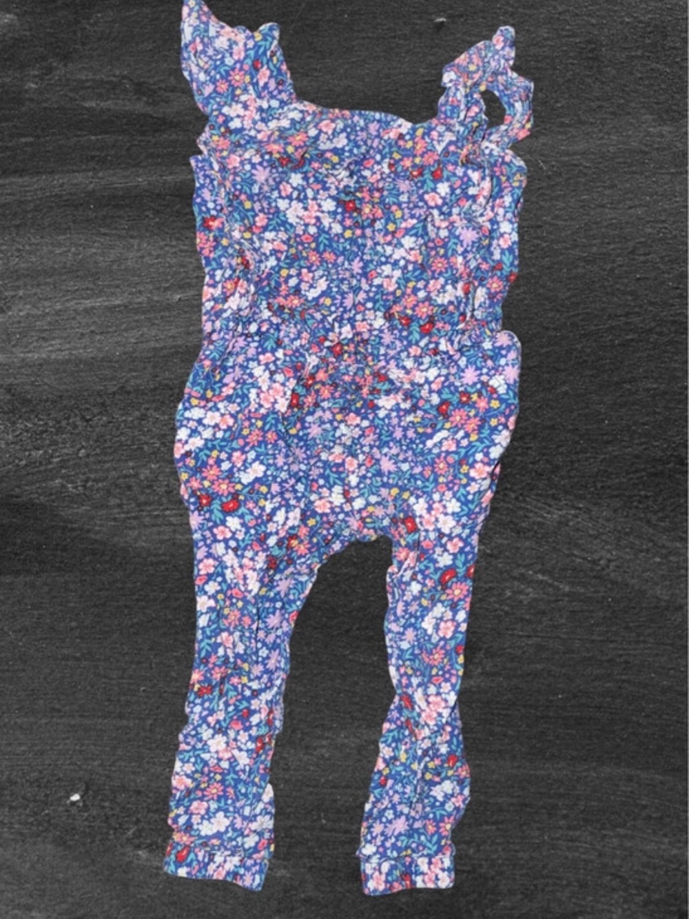 Cotton On Kids Floral Ruffle Romper Jumpsuit Girls Size 2